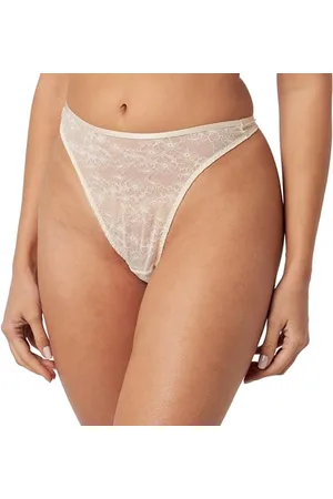 Triumph Damskie Bright Spotlight High Leg String Briefs, , 42
