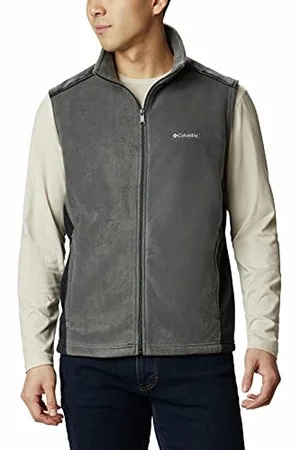 Columbia Męska kamizelka Steens Mountain, Grill/Black, XL Tall