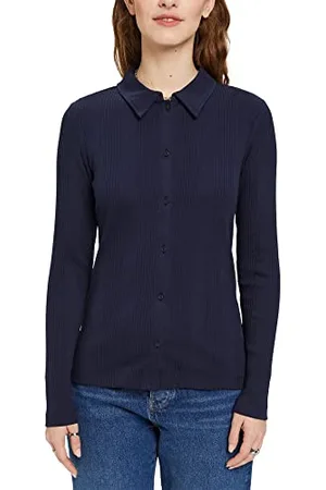 ESPRIT Damski t-shirt 023EE1K310, 400/NAVY, XS, , XS