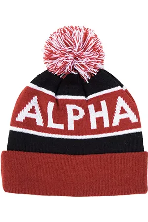 Alpha Industries Block Bobble Beanie dla mężczyzn One Size