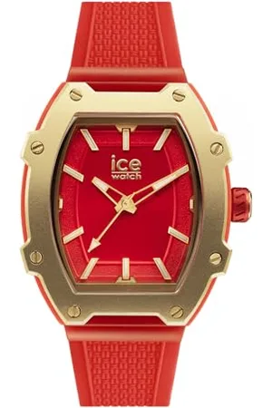 Ice-Watch ICE boliday Red gold - Damski zegarek z silikonowym paskiem - 023320 (Medium)