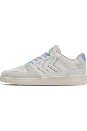 Hummel Unisex ST. Power Play WM3 Sneakers, White/Blue, 38 EU, , 38 EU