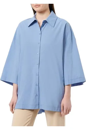 Risa Damska koszula oversize 25326388, niebieska, S, , S