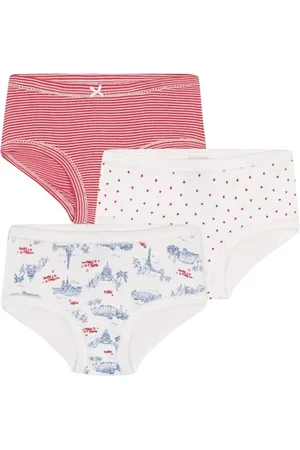 Petit Bateau Majtki (zestaw 3) dziewczęce, , 4 lat