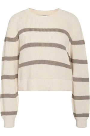 Noisy May Nmmaysa L/S Stripe O-Neck Knit Noos, , XS