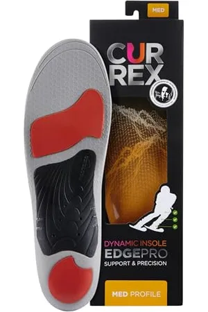 Currex Wkładka EdgePro – Twój nowy wymiar rzeźbienia. Dynamiczna wkładka do jazdy na nartach, narciarstwa biegowego lub snowboardu., , 33/35 EU
