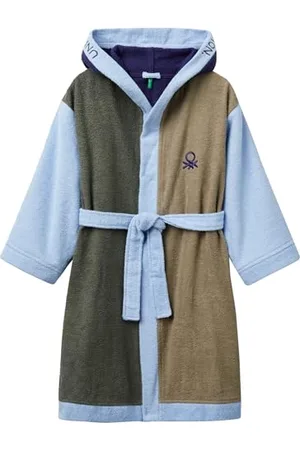 Benetton 6ORD0800M Szlafrok dla niemowląt, , M unisex dla dzieci i młodzieży, , M