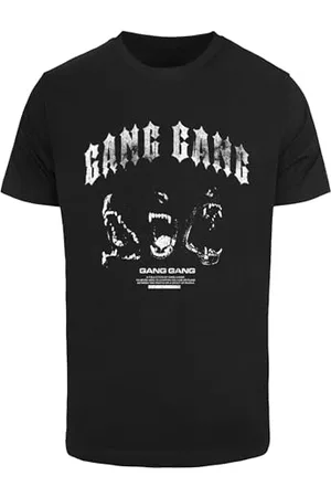 Mister Tee Męski T-Shirt Gang Tee, Graphic T-Shirt dla mężczyzn, koszulka z nadrukiem, Streetwear, , XXL