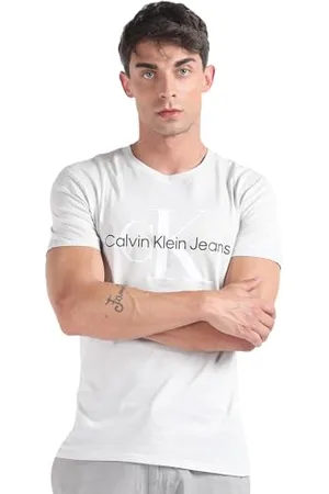 Calvin Klein Jeans Męska koszulka sezonowa Monologo S/S, , XXL