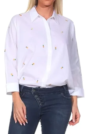 ONLY Onlnew Lina Grace Ls Emb Shirt Noos WVN, , XS