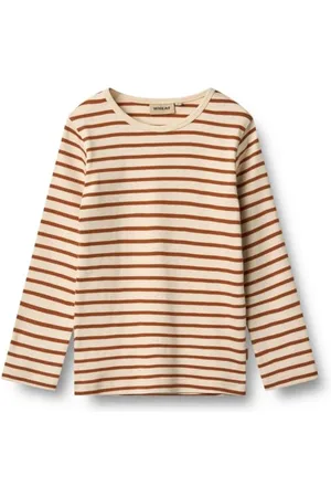 WHEAT Unisex dziecięca koszulka z długim rękawem Stig GOTS certyfikat, , 122