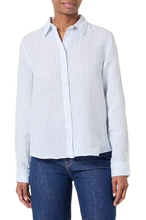 GANT REG LEN STRIPED SHIRT, , 40