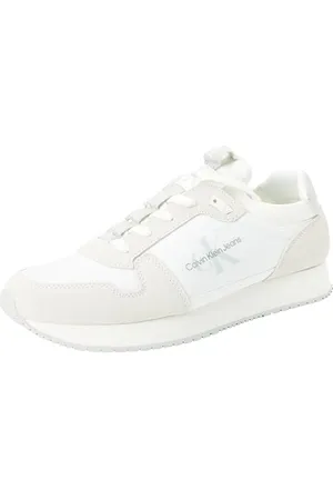 Calvin Klein Jeans Męskie sznurowane buty sportowe ze skóry nylonowej, , 42.5 EU
