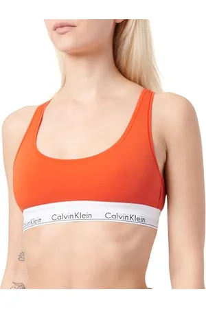 Calvin Klein Damski biustonosz bez podszewki, czerwony, S, , 70