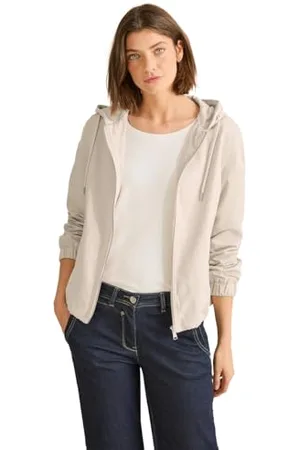 CECIL Damska bluza B212593 z kapturem, perłowa beżowa, XXL, , XXL