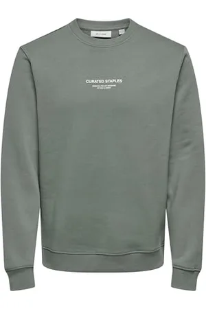 Only & Sons Onscurated Reg Crew Neck Sweat Noos, , XXL
