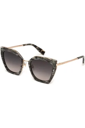 Furla SFU821 Shiny Striped Grey Havana Okulary 52/23/140 damskie, , 52/23/140