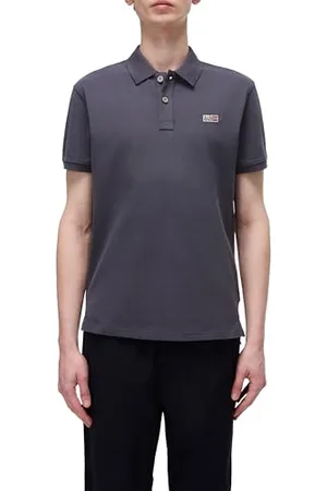 Napapijri Eruggy koszulka polo z krótkim rękawem, ciemnoszary, rozmiar 3XL, , 3XL