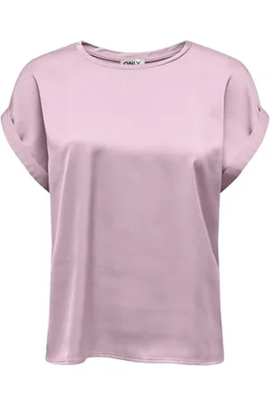 ONLY Onllieke S/S Satin Mix Top WVN Noos, , XXL