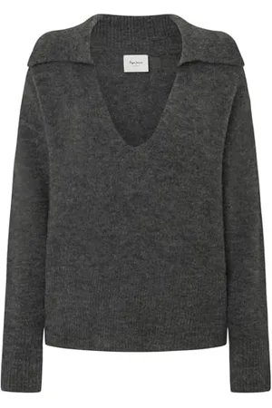 Pepe Jeans Damskie Irma Polo, dzianina, szara, L, , L