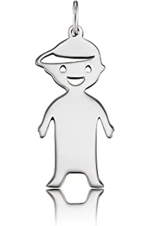 Engelsrufer Damen Anhänger Mein Junge aus Sterling Silber - mit gravierbarer Fläche - Ösenverschluss - nickelfrei - My Boy My Girl Kollektion