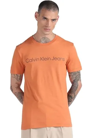 Calvin Klein Jeans Męska koszulka z logo instytucjonalnym S/S, , XXL