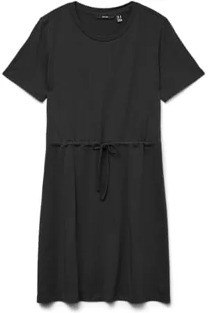VERO MODA Vmluna Ss Short String Dress JRS Noos, , M