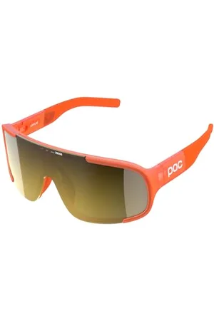 POC Unisex Adult Aspire okulary przeciwsłoneczne, fluorescencyjne pomarańczowe półprzezroczyste/Clarity Road/Partly Sunny Gold, One Size,