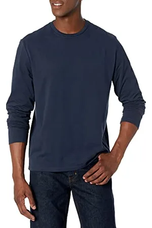Amazon Regular-Fit koszulka z długim rękawem, granatowa, US (EU XL-XXL)