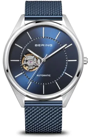 Bering Zegarek męski z mechanizmem automatycznym – kolekcja Automatic ze stalą nierdzewną i szkłem szafirowym 16743-307