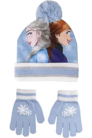 Disney Zestaw czapek i rękawiczek z zamrożenia, , standardowy dla dzieci, , Estándar