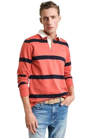 GANT Yarn Dyed Striped Heavy Rugger, , 4XL
