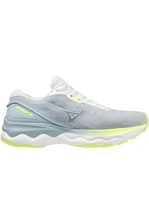 Mizuno Damskie buty do biegania Wave Skyrise 3 (W), białe/neonowe, rozmiar 37 UE