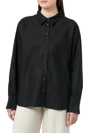 Y.A.S Flaxy Ls Linen Shirt Noos, , L