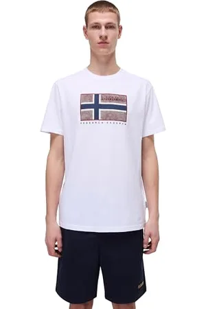 Napapijri Koszulka z krótkim rękawem Semiles White Size XXL, , XXL