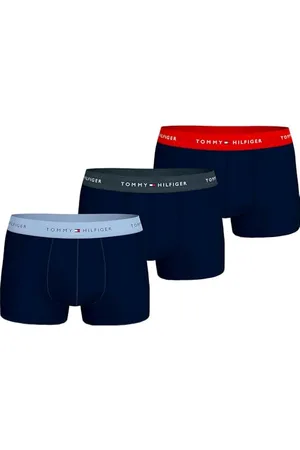 Tommy Hilfiger Męski 3P WB TRUNK UM0UM02763, niebieski, XXL, , XXL