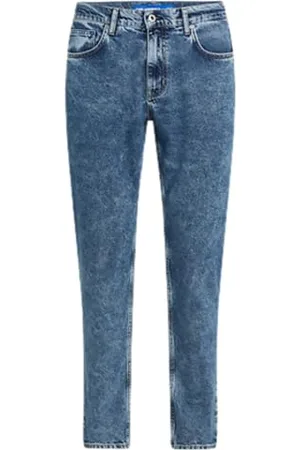 Karl Lagerfeld Zwężany denim, męski, niebieski, dżinsy, , 34W / 30L