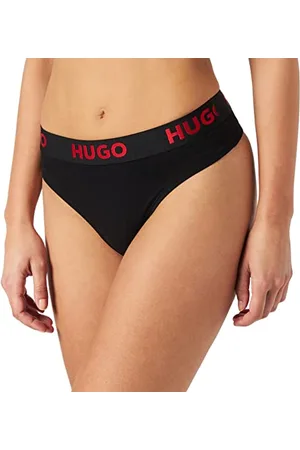 HUGO BOSS HUGO Damskie stringi z logo Thong Sports