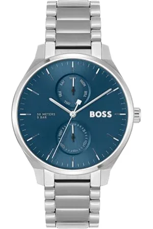 HUGO BOSS Męski analogowy zegarek kwarcowy z paskiem ze stali nierdzewnej 1514106