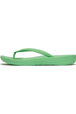 FitFlop Damskie ergonomiczne klapki IQUSHION, zielone, 40 EU, , 41 EU