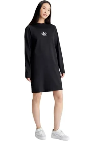 Calvin Klein Jeans Damska koszulka Monologo Milano Ls, , L