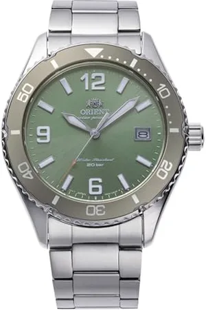 Orient Sports Diver Mako Solar 40 mm - Zegarek na rękę ze stali sportowej do nurkowania na co dzień RA-WJ00, , Sportowy