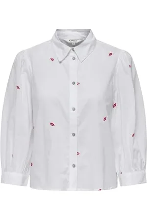 ONLY Onlcandy 3/4 Cropped Shirt WVN koszula, jasna biel, S Kobiety, , S