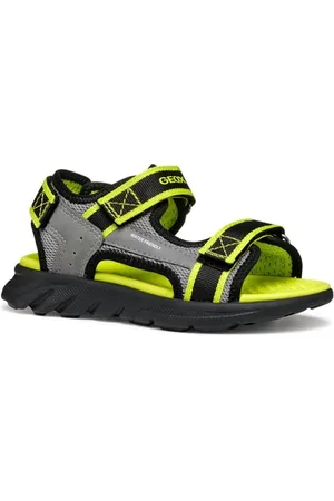Geox J Sandal Airadyum Bo, dzieci i młodzież, Szary wapno, 36 EU