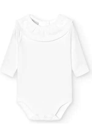 BABIDU Unisex ODY CUELLO VOLANTE MANGA LARGA Slip, , 3 miesiące