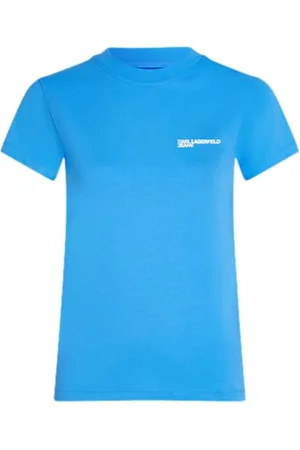 Karl Lagerfeld Damska koszulka z krótkim rękawem z logo, , M