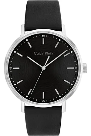 Calvin Klein Analogowy zegarek kwarcowy dla mężczyzn, kolekcja Modern Mesh z bransoletką skórzaną lub ze stali nierdzewnej, z elementami lub siatką, , Pasek