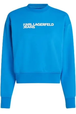 Karl Lagerfeld Reg Essential Logo Sweat, damska bluza beżowa, bluza, , XL