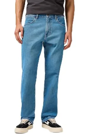 Wrangler Męskie dżinsy z przodu, luźny krój, proste nogawki, , 32W / 34L