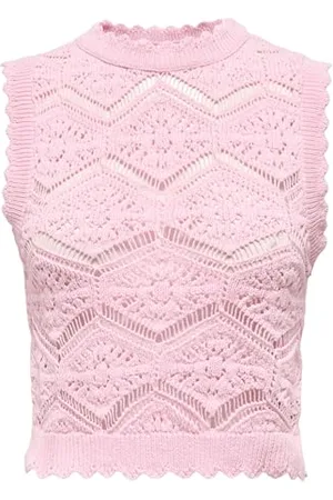 ONLY Onlfrida Life SL Struktura Top Ex KNT Dzianina Damska, , XS